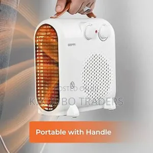 Geepas 2000w Fan Heater With Adjustable Thermostat' Fan With 3 Modes