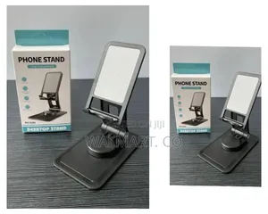 Black Desktop 360 Degree Foldable Rotating Phone Stand