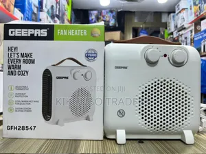 Geepas 2000w Fan Heater With Adjustable Thermostat' Fan With 3 Modes