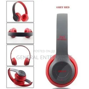 Pair of P47 Wireless Bluetooth on-Ear Headphones.