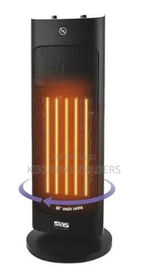 DSP Tower Fan Heater – 80° Oscillation With Thermostat, 2000w