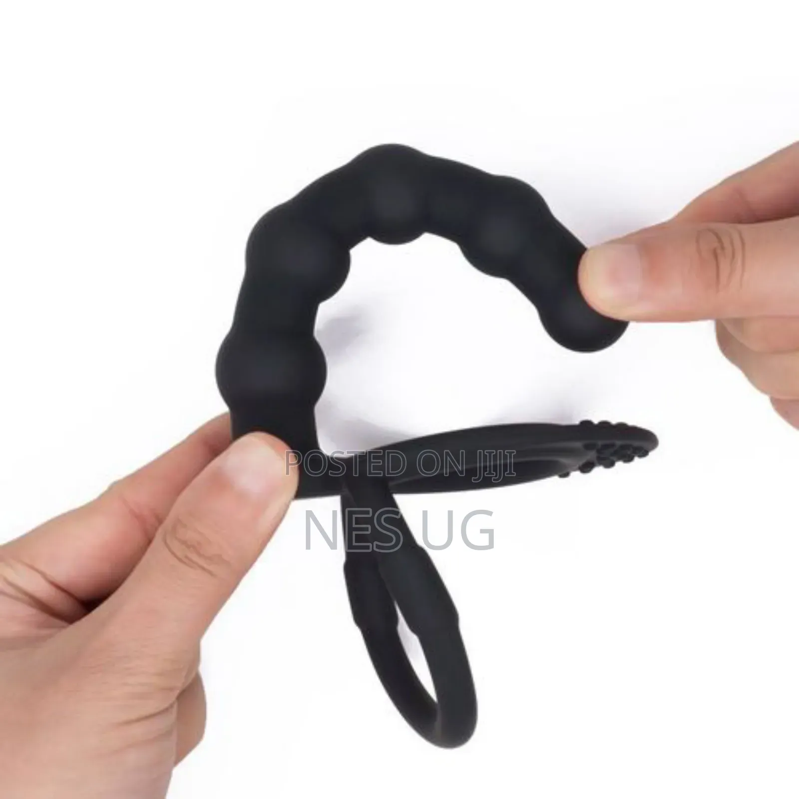 Double Point Ring Silicone Anal Plug Locking Ring For Pleasures