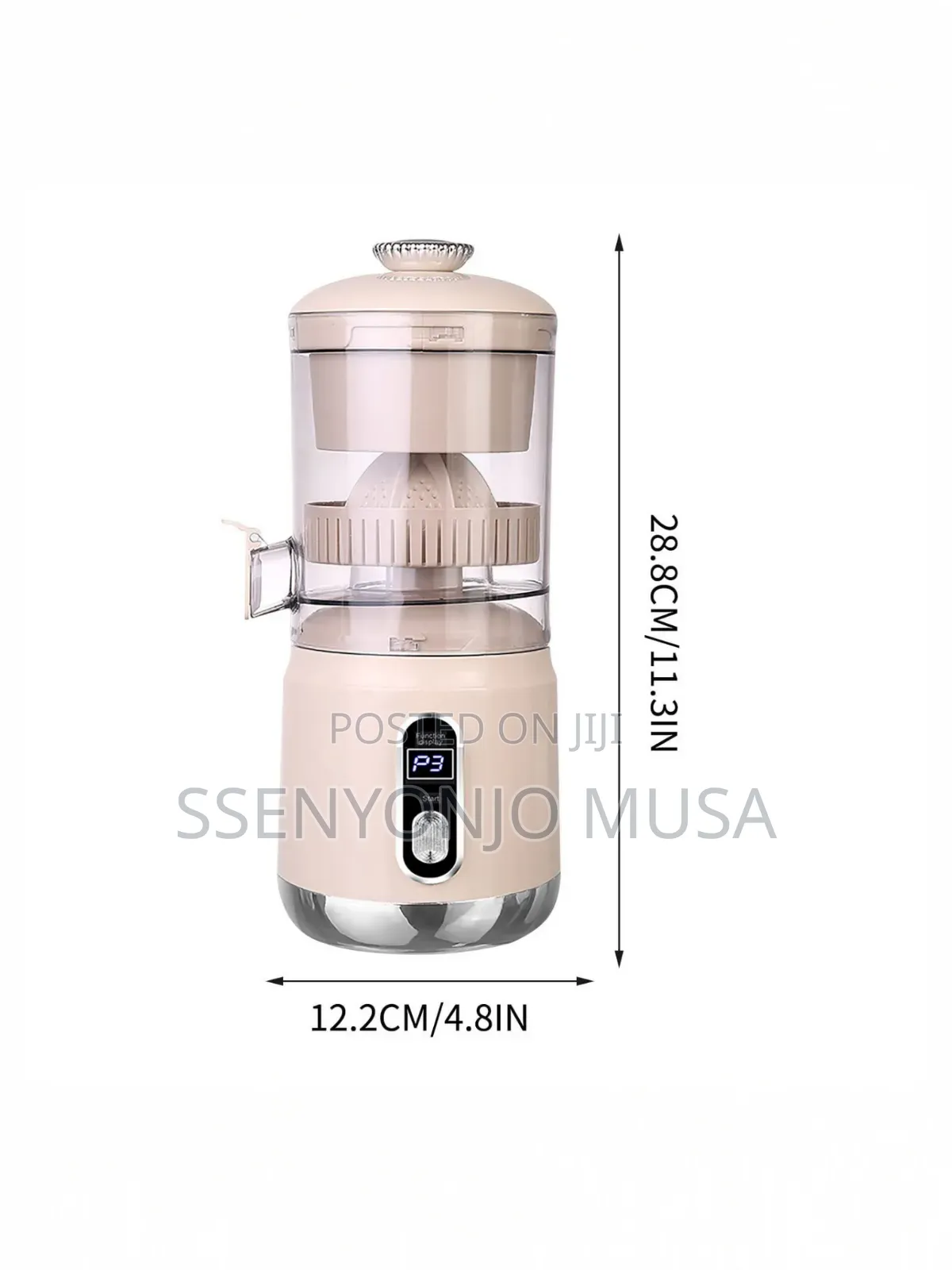 Portable Electric Citrus Juicer 600ml Usb Rechargeable