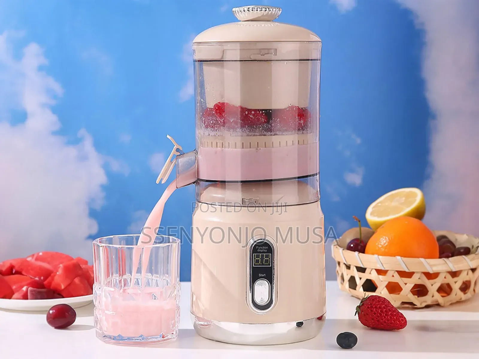 Portable Electric Citrus Juicer 600ml Usb Rechargeable