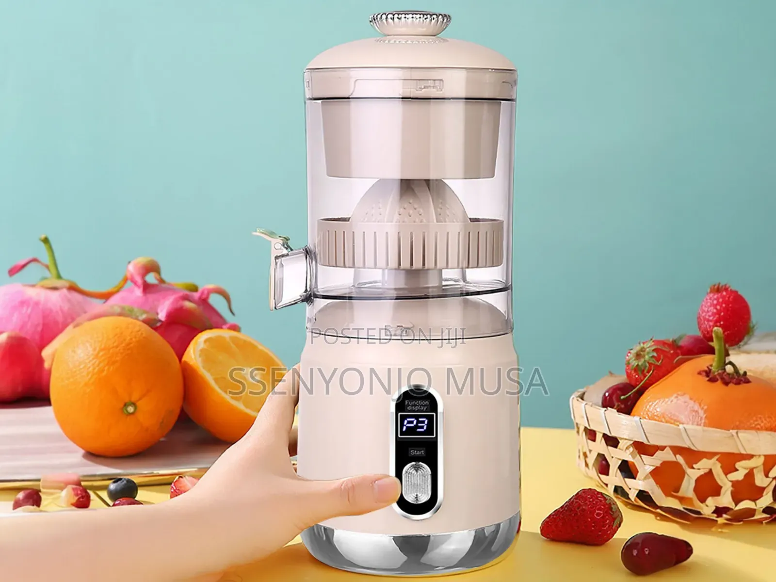 Portable Electric Citrus Juicer 600ml Usb Rechargeable