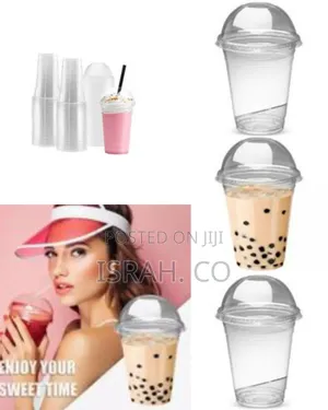 Clear Disposable Cups, 25 Pieces