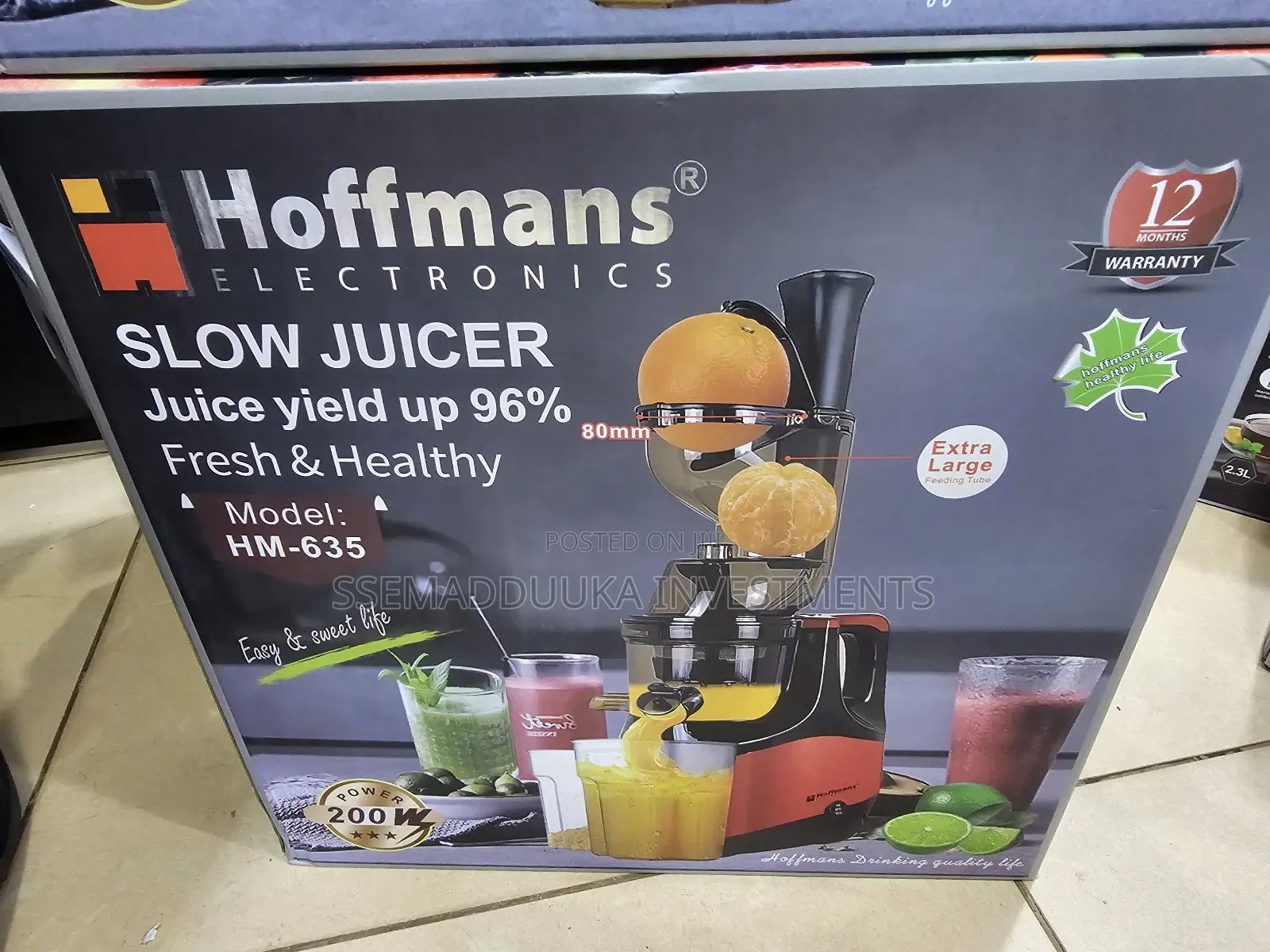 Hoffmans Hm -635 Electric Slow Juicer