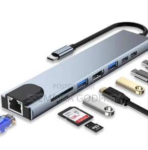 Type C to Hdmi 8 in 1 Adapter