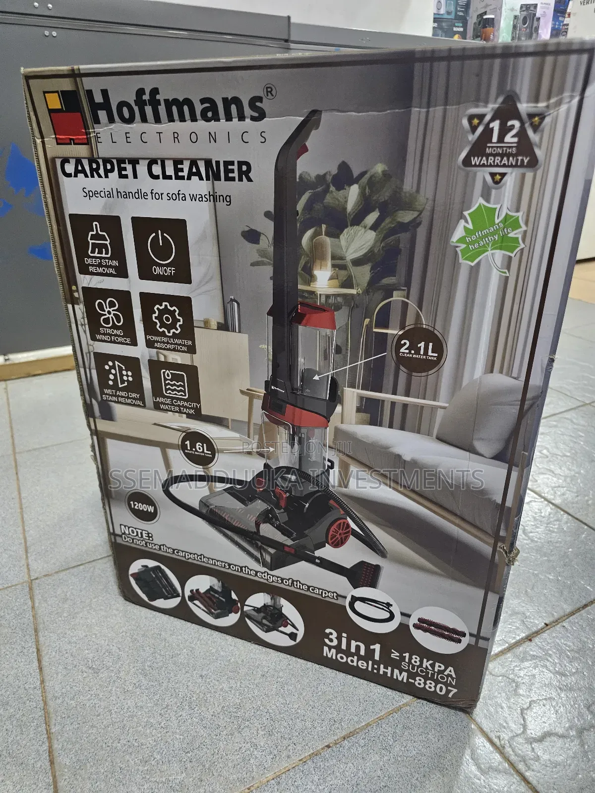 Hoffmans Hm-8807 3 in 1 Carpet Cleaner