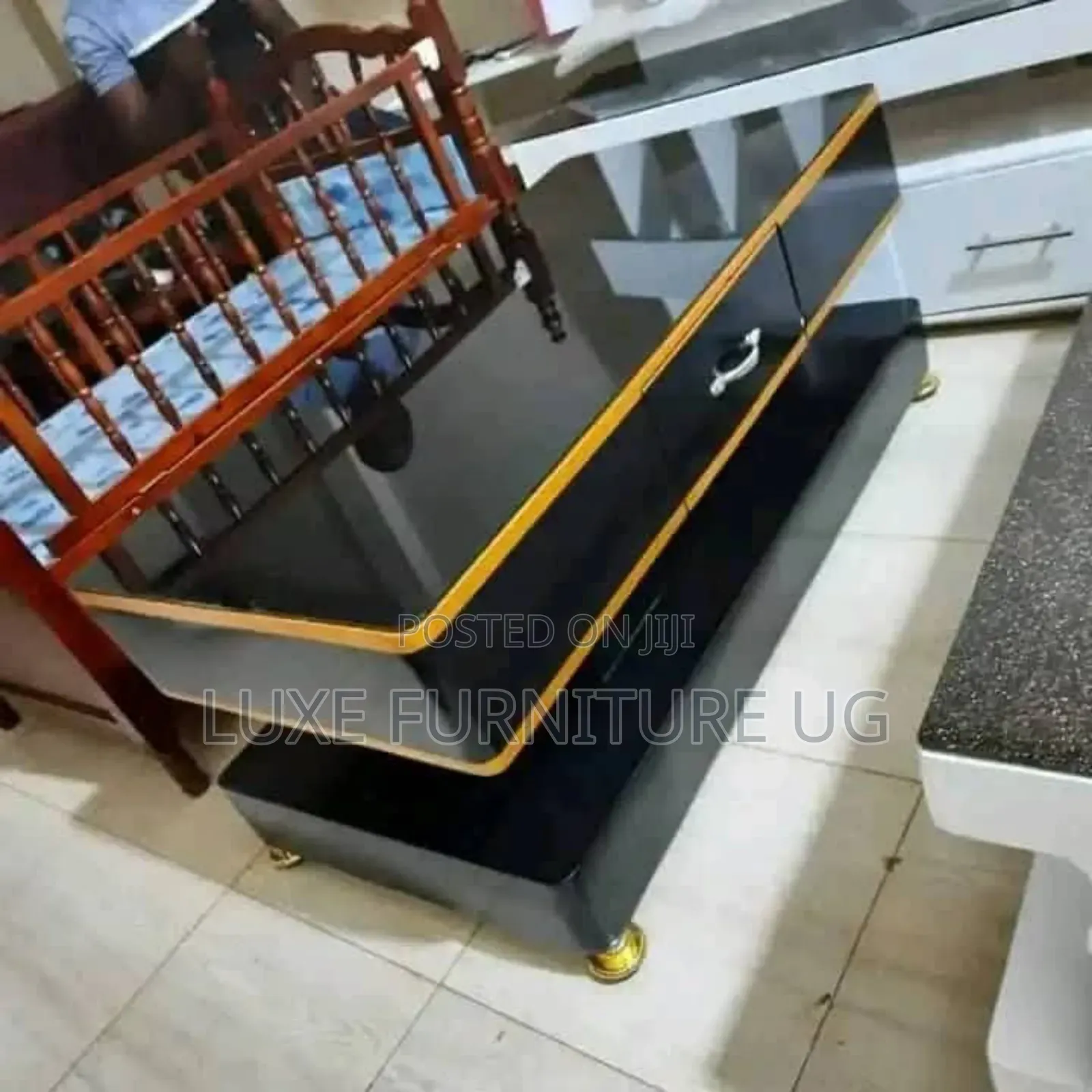 Black and Gold Centre Table