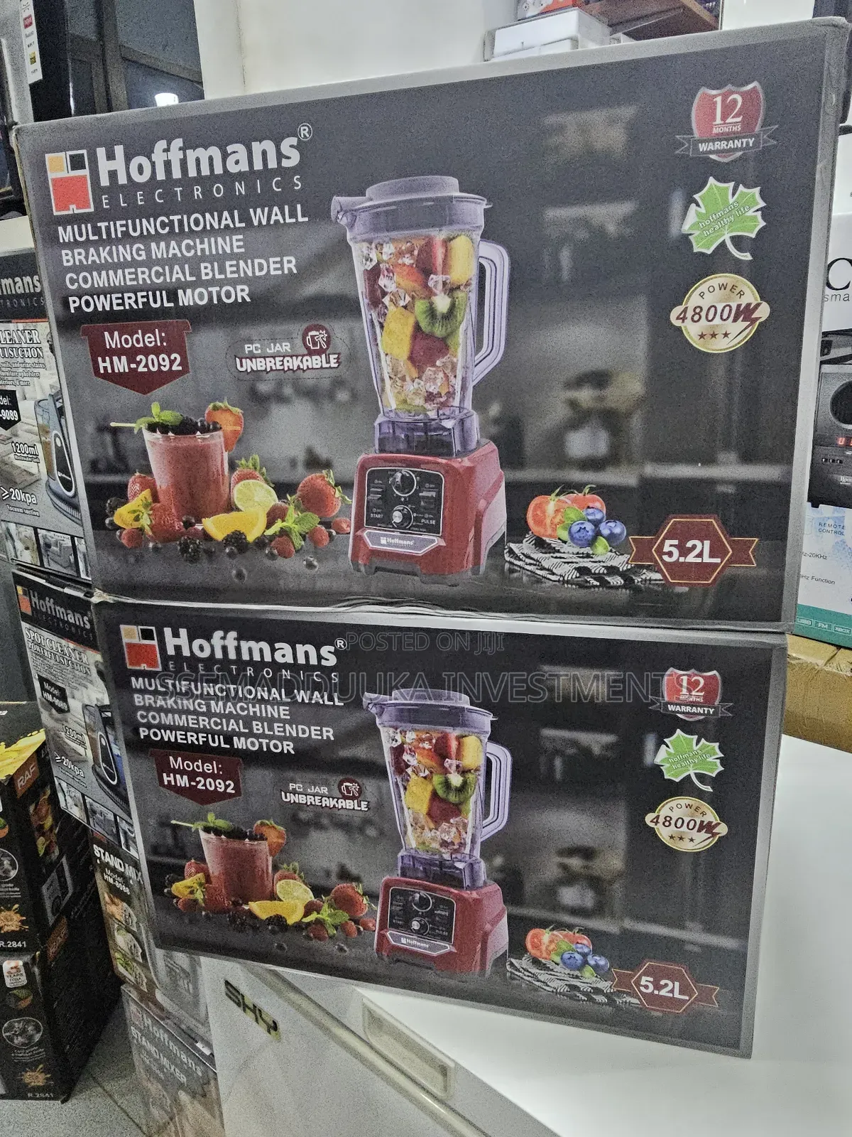 Hoffmans Hm -2092 5.2l Electric Commercial Blender