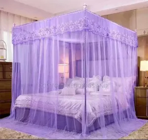 Four Stand Mosquito Net Purple 4*6, 5*6, 6*6