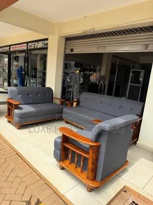 6seater Sofa Set Wooden