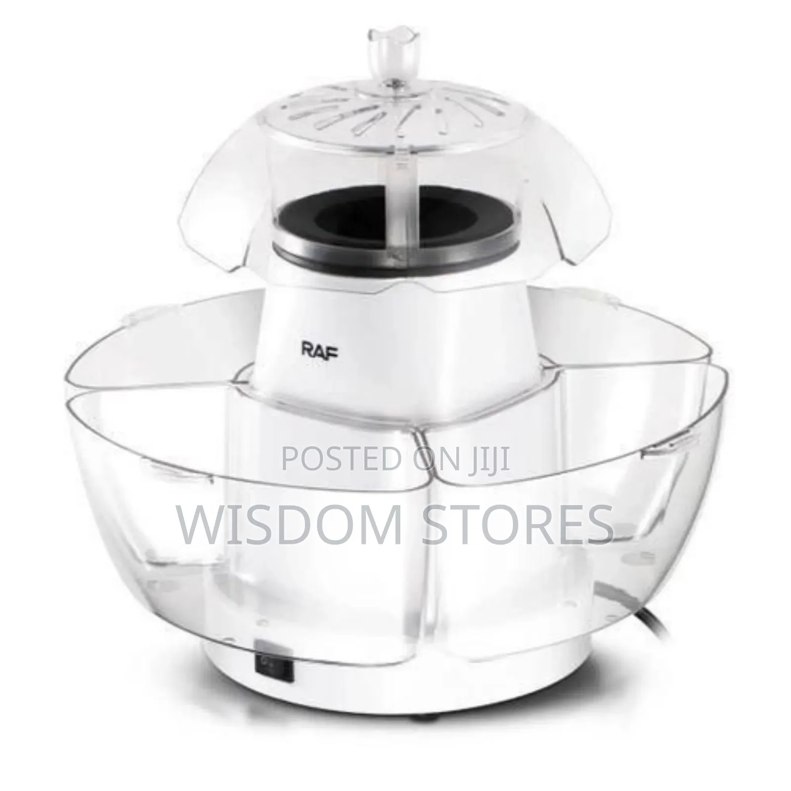 Raf Automatic Popcorn Maker and Serving Station - Clear
