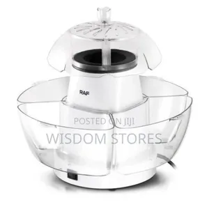 Raf Automatic Popcorn Maker and Serving Station - Clear