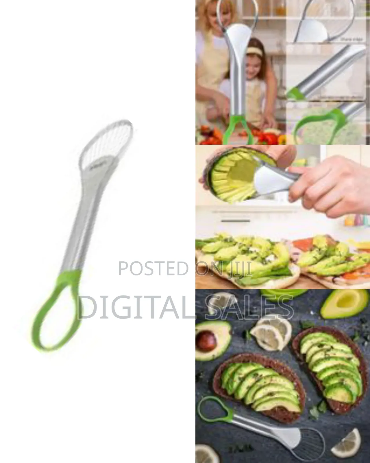 Stainless Steel Avocado Slicer Corer With Ergonomic Handle