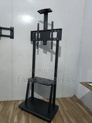 Mobile Tv Trolley Stand for Flat-Panel TVS Holds From 32 to 100 Inch