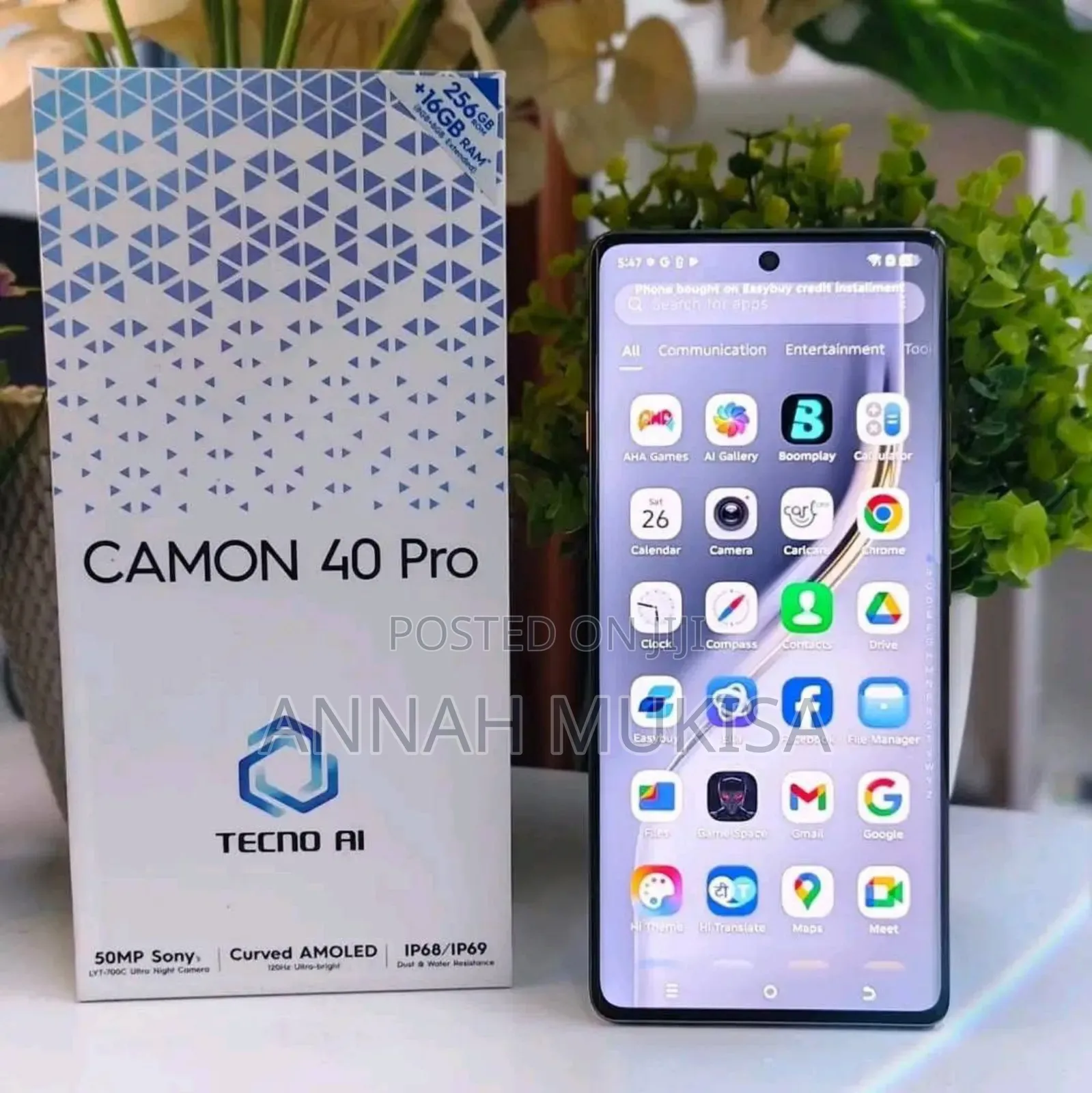 New Tecno Camon 40 Pro 5G 256 GB Gray