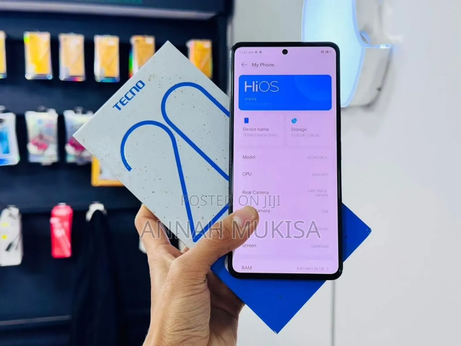New Tecno Camon 20 256 GB Blue