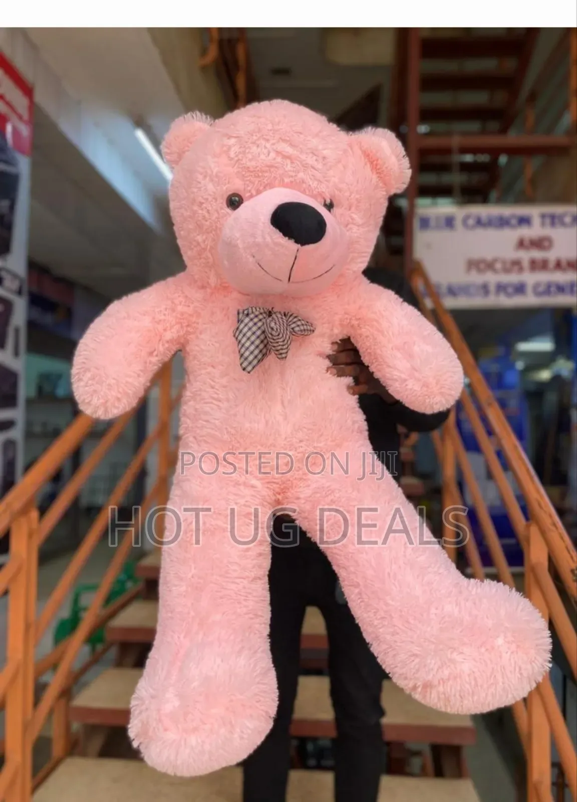 Fluffy Teddy Bear - Pink