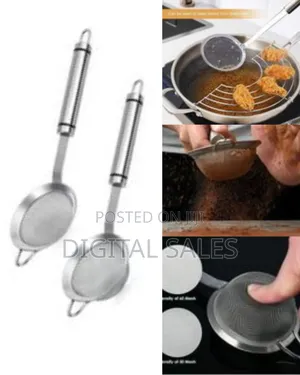 Set of 2 Stainless Steel Fine Mesh Strainer