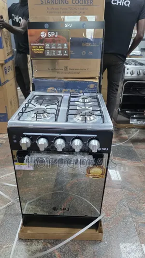 Spj 50x50cm 3 Gas Burner + 1 Electric Plate Cooker With Gas Oven