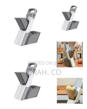 Vertical Multi-Function Adjustable Mandoline Slicer and Chopper -