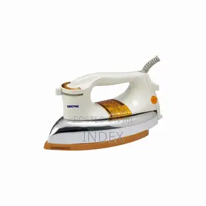 Geepas Heavy Weight Dry Iron Non Stick Sole Plate