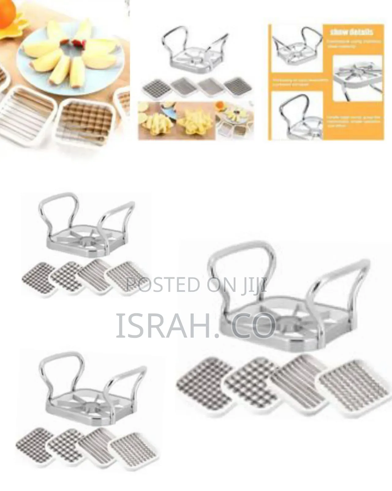 Multi-Function Stainless Steel Vegetable and Fruit Chopper