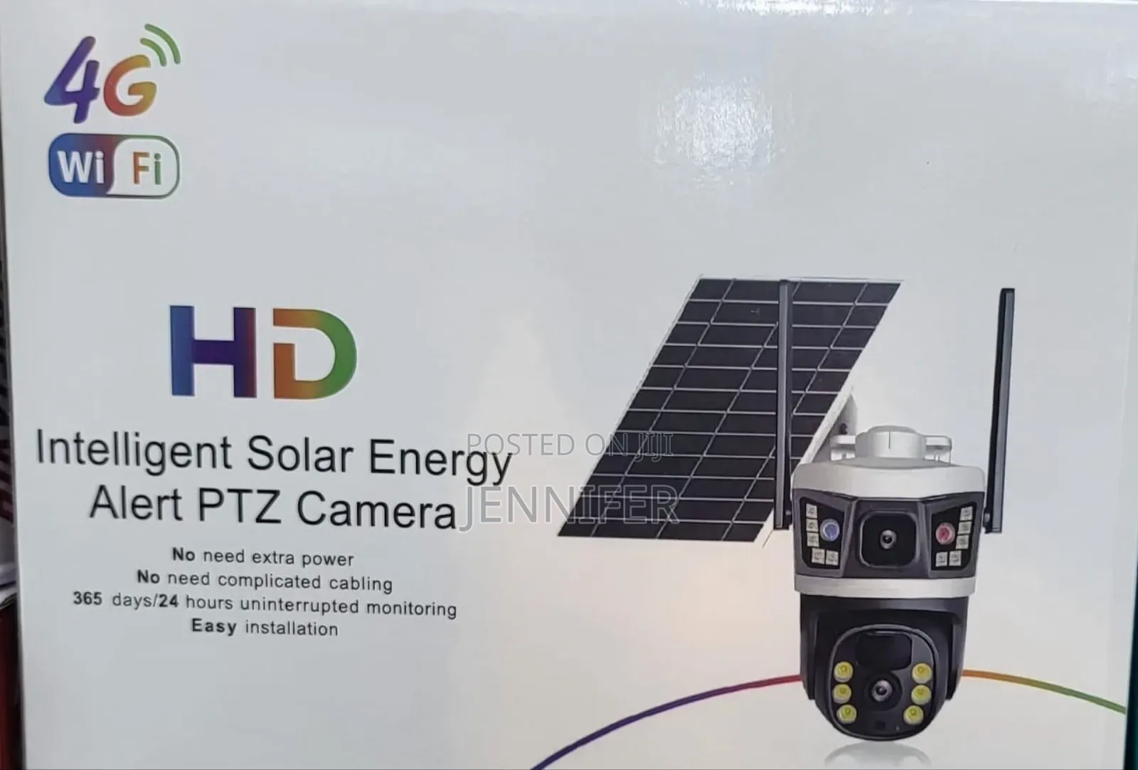 4g Wi-Fi Hd Intelligent Solar Alert PTZ Camera