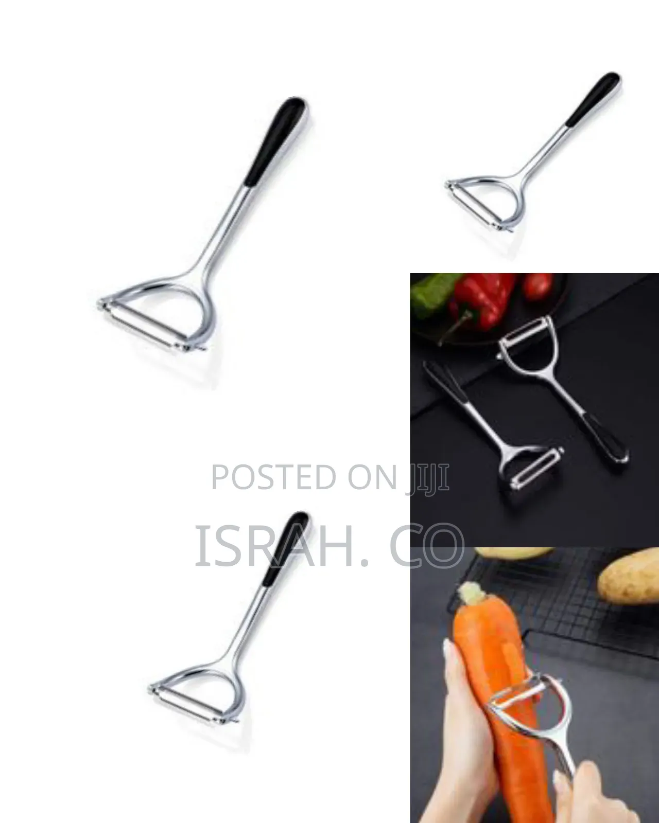 Professional Stainless Steel Y-Peeler With Ergonomic Grip