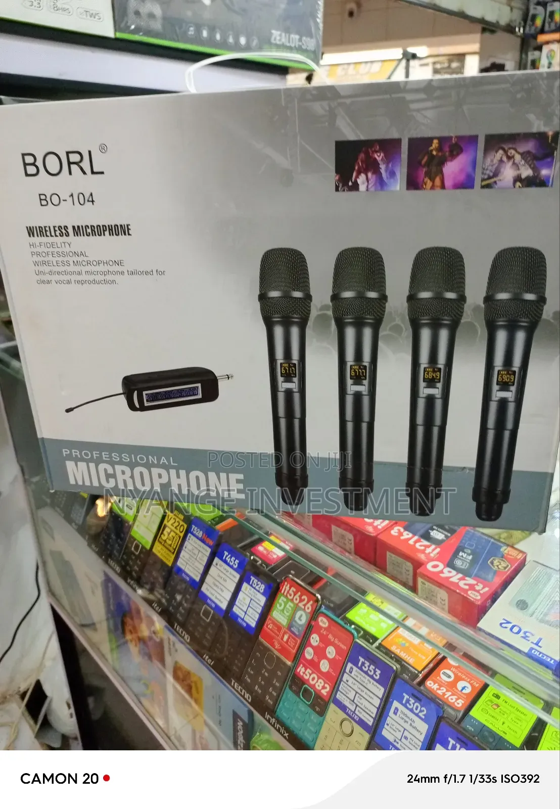 Borl Wireless Microphone. Professional Microphone.