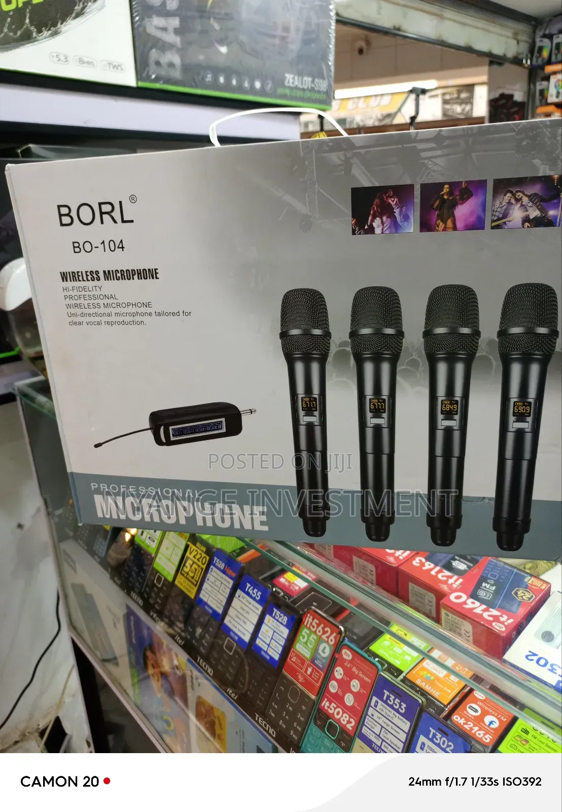 Borl Wireless Microphone. Professional Microphone.