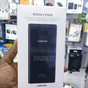 25w Super Fast 20000mah Samsung Power Bank