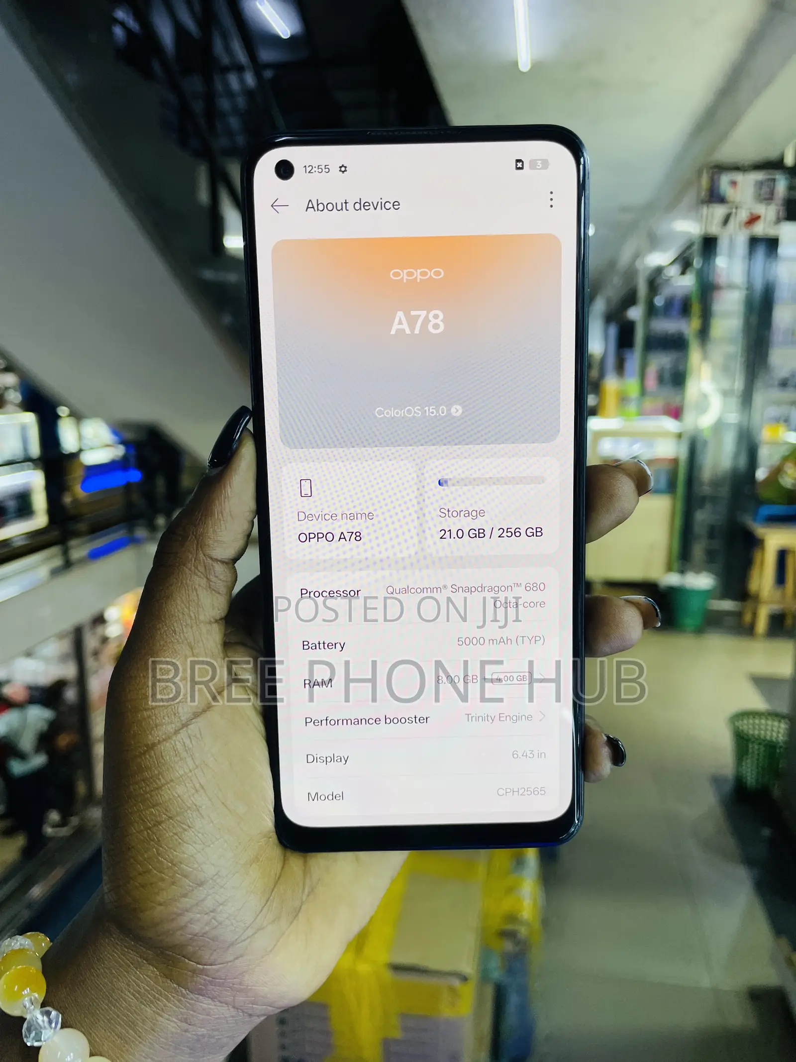 Oppo A78 128 GB Black