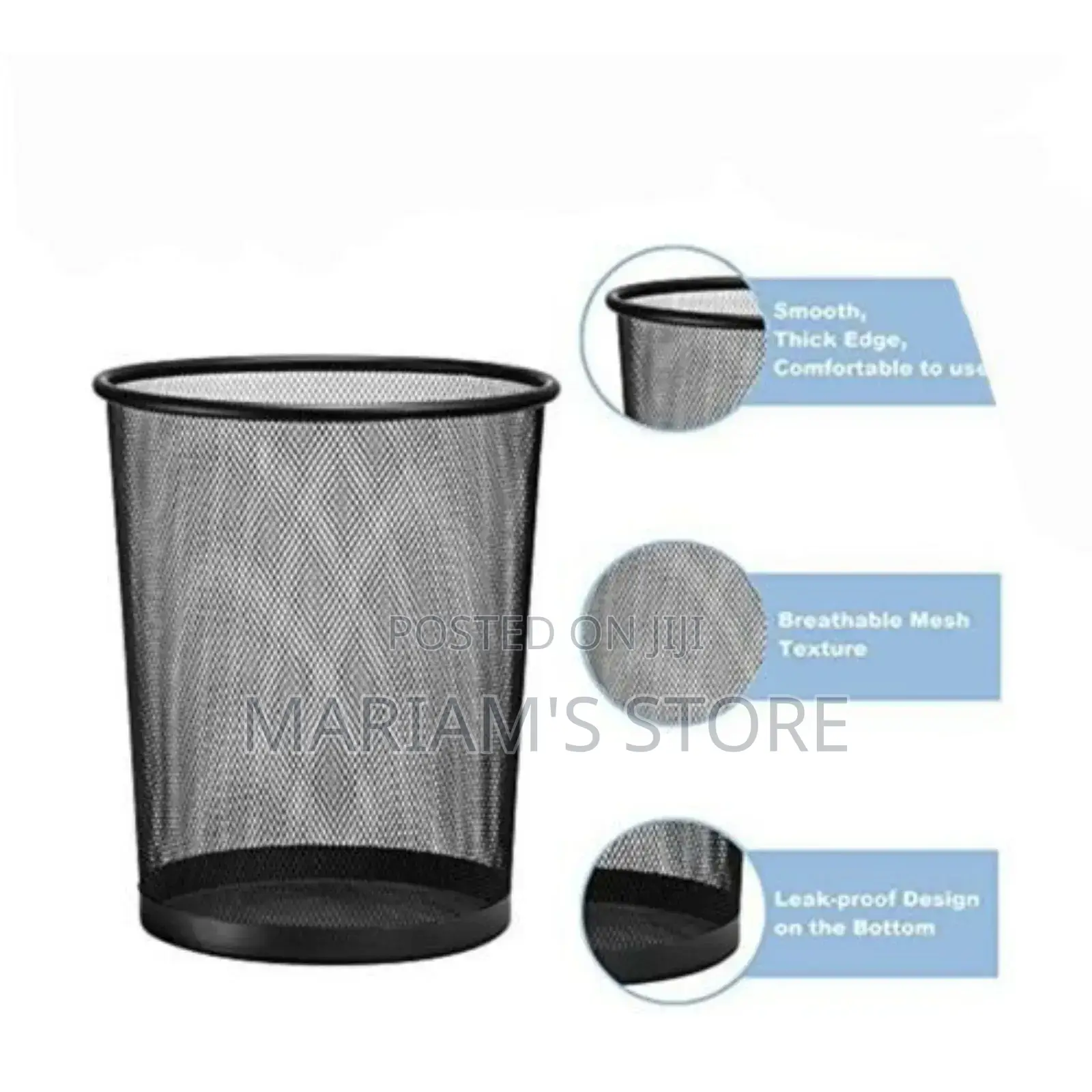 Other Office Paper Bin/ Dust Bin Mesh-black