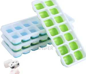 Bpa-Free Silicone Ice Cube Trays Featuring Flexible Bottoms
