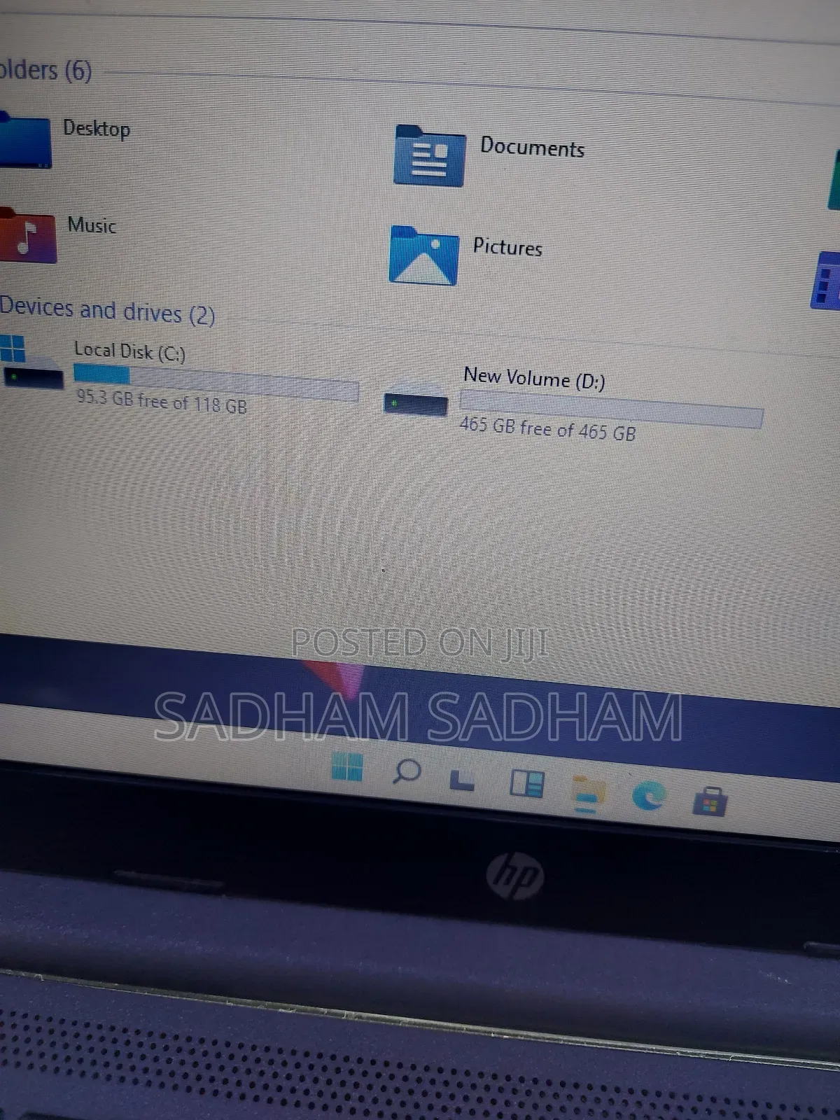 Laptop HP 240 G8 8GB Intel Core I5 HDD+SSD 750GB