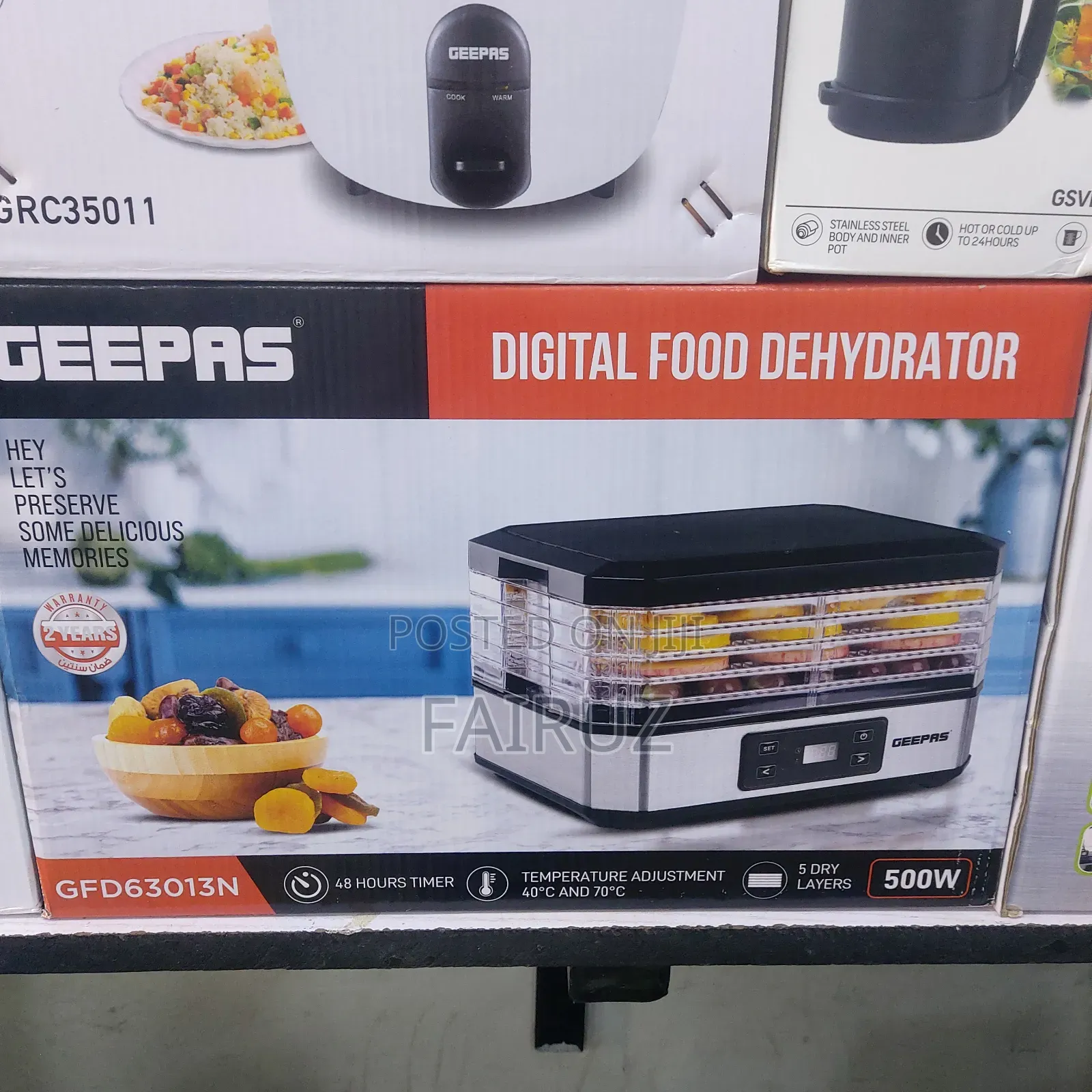 Geepas Digital Food Dehydrator