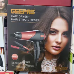 2in 1 Straightener and Hair Dryer Geepas