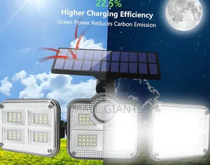 Solar-Powered Led Security Floodlight