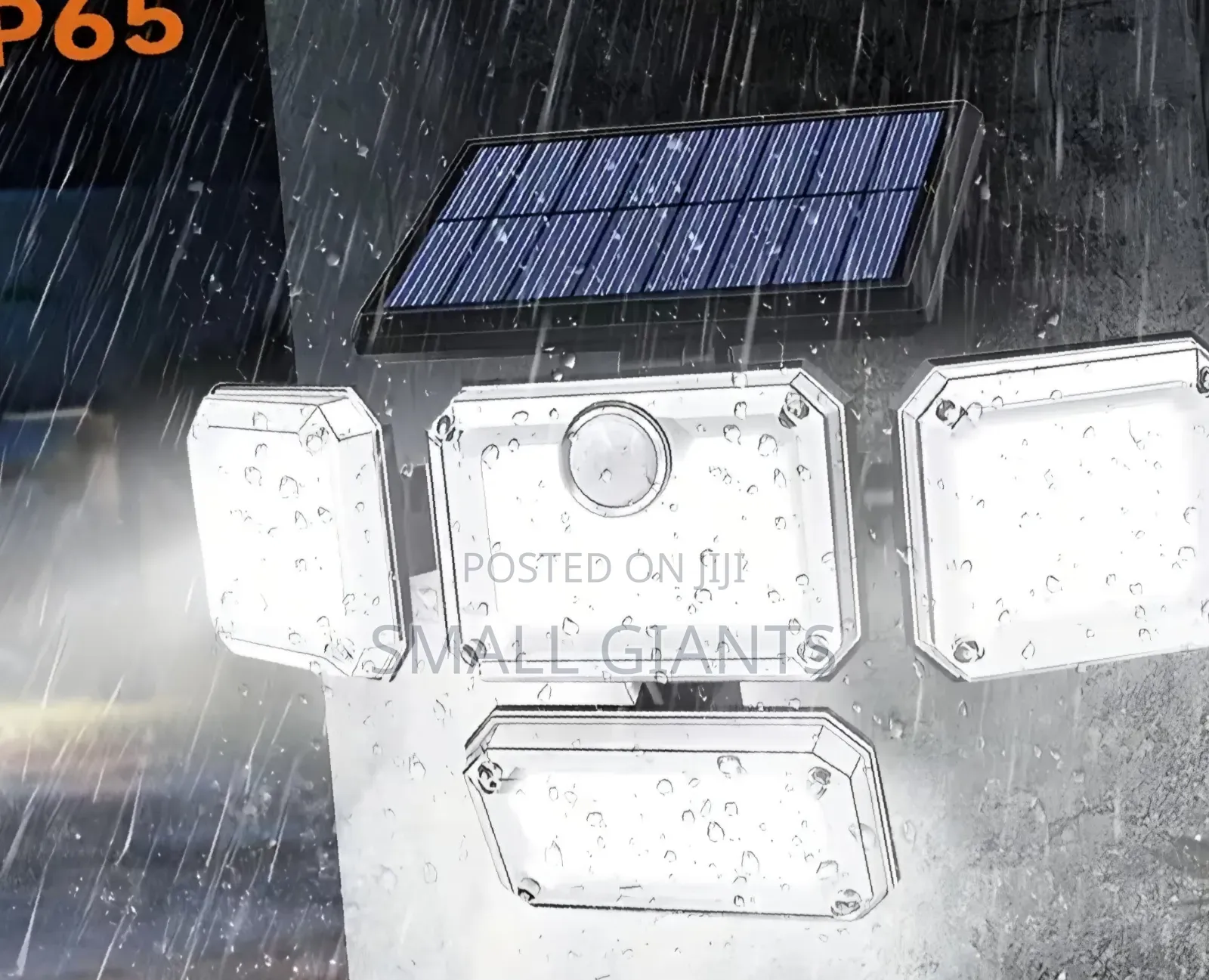Solar-Powered Led Security Floodlight