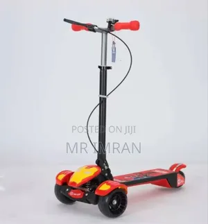 Iron Man Themed 3-Wheel Kick Scooter for Children
