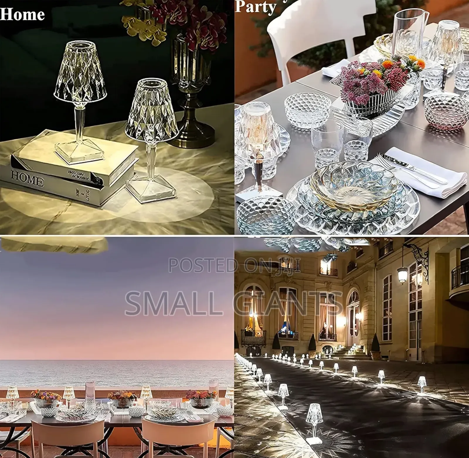 Solis Convene Cordless Crystal Lamp