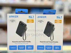 Anker Power Bank (10,000 22.5w), a Portable Charger