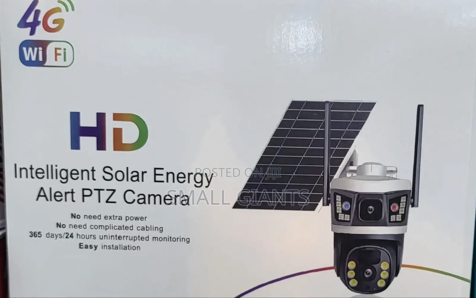 4g Wi-Fi Hd Intelligent Solar Alert PTZ Camera