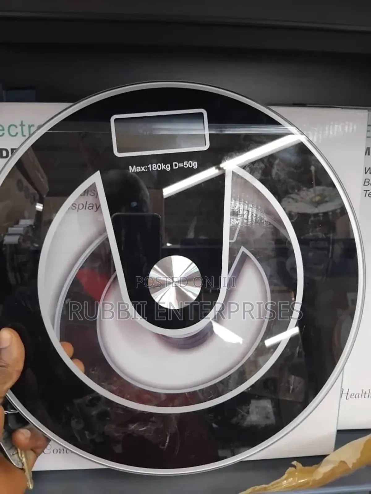 Round Electronic Personal Weighing Scale