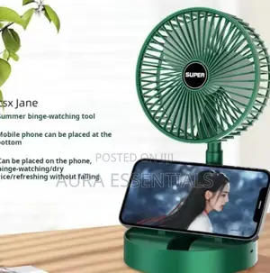 Foldable Rechargeable Electric Desk Fan