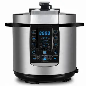 Hoffmans 4 In1 Electric Pressure Cooker 6l, Hm 718 - Silver