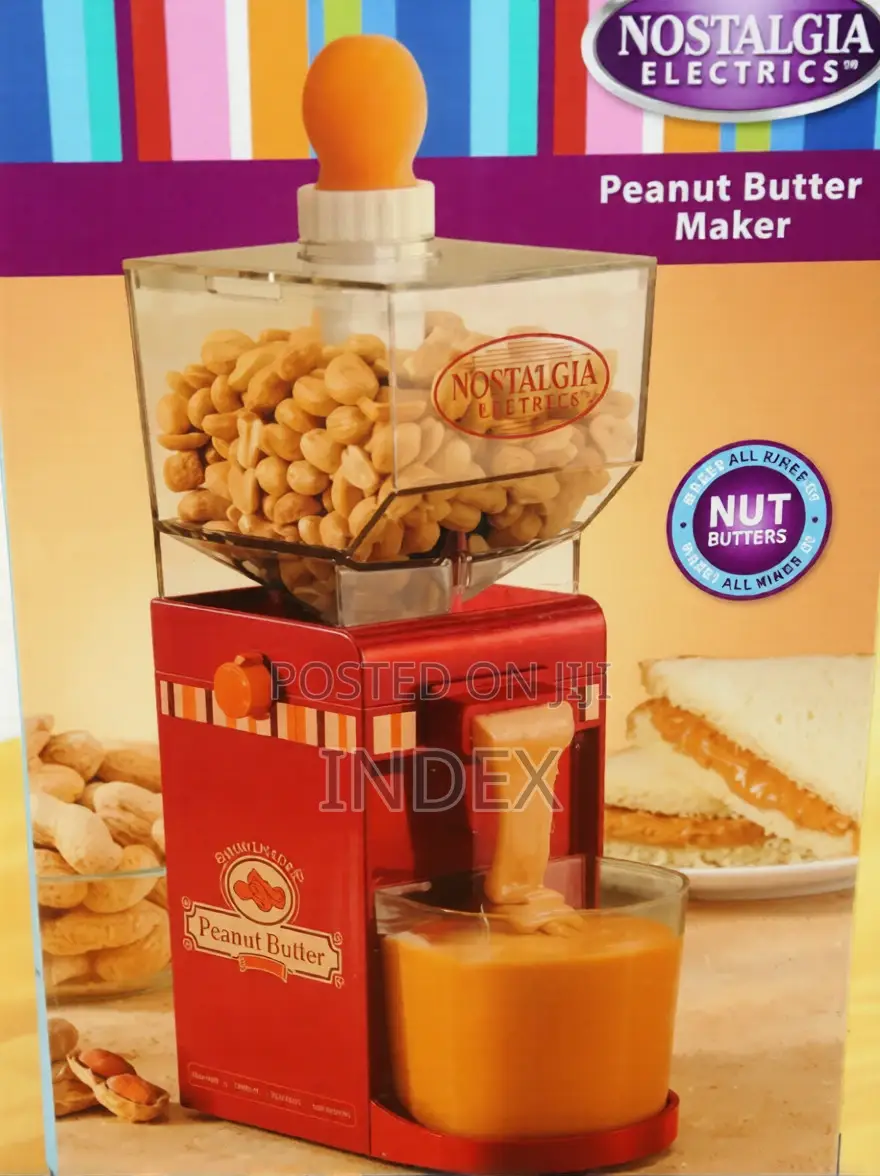 Electric Peanut Butter Maker With Removable Grinding Disk Container